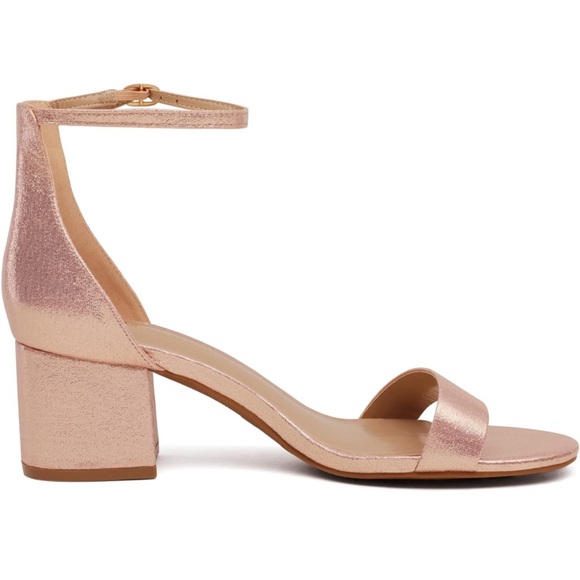 DREAM PAIRS Sparkly pale pink heels -for bridesmaid prom formal dress weddings - Picture 3 of 4